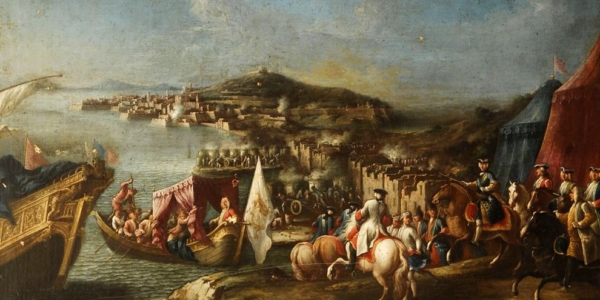 "El Futuro Carlos III de España a caballo en Gaeta" de Giovanni Luigi Rocco