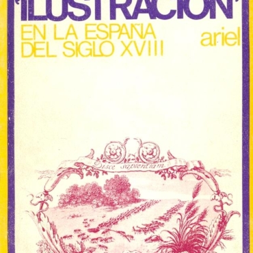 Tapa de "Economia e ´Ilustración´ en la España del siglo XVIII"
