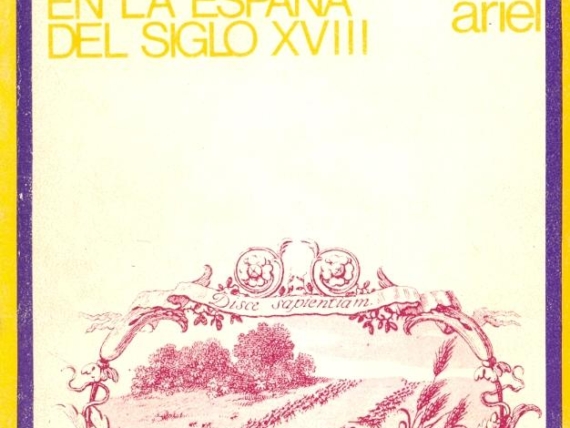 Tapa de "Economia e ´Ilustración´ en la España del siglo XVIII"
